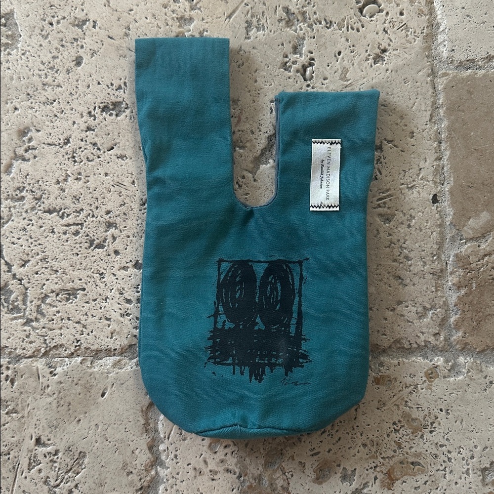 Eleven Madison Park by Rashid Johnson Teal Graphic Tote Bag